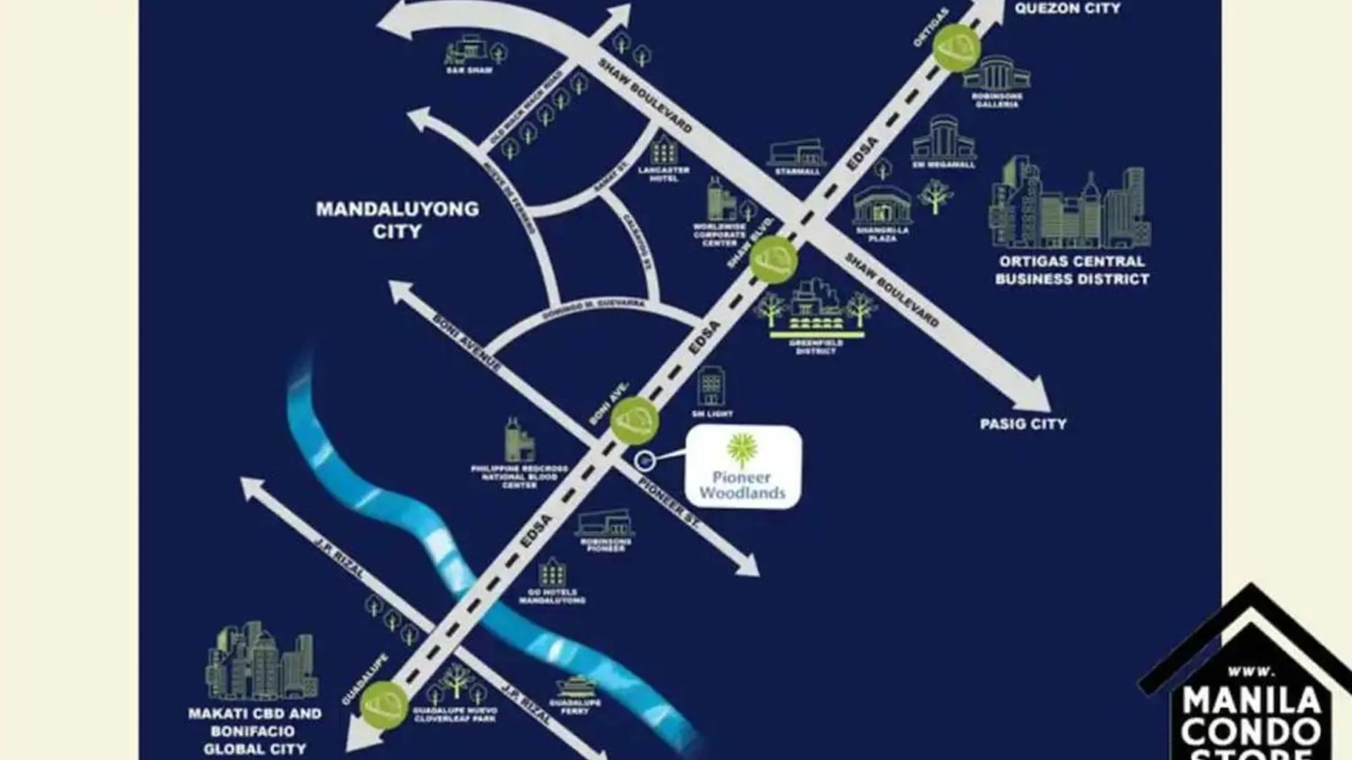 Cozy Condo Mandaluyong With Wifi & Near Train Station Manila